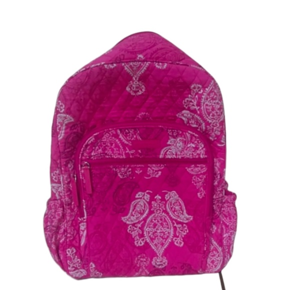 Vera Bradley Accessories - Vera Bradley Pink Quilted Campus Backpack